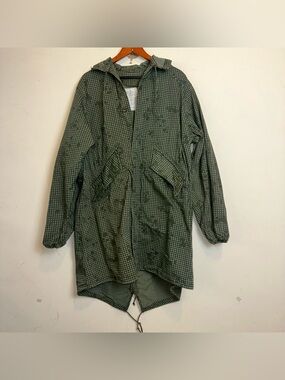 Vintage Military Night Camouflage Desert Fishtail Parka Jacket Green Combat Med